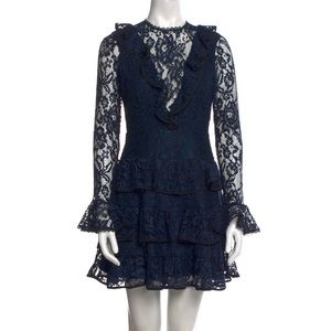 Alexis lace mini dress long sleeve